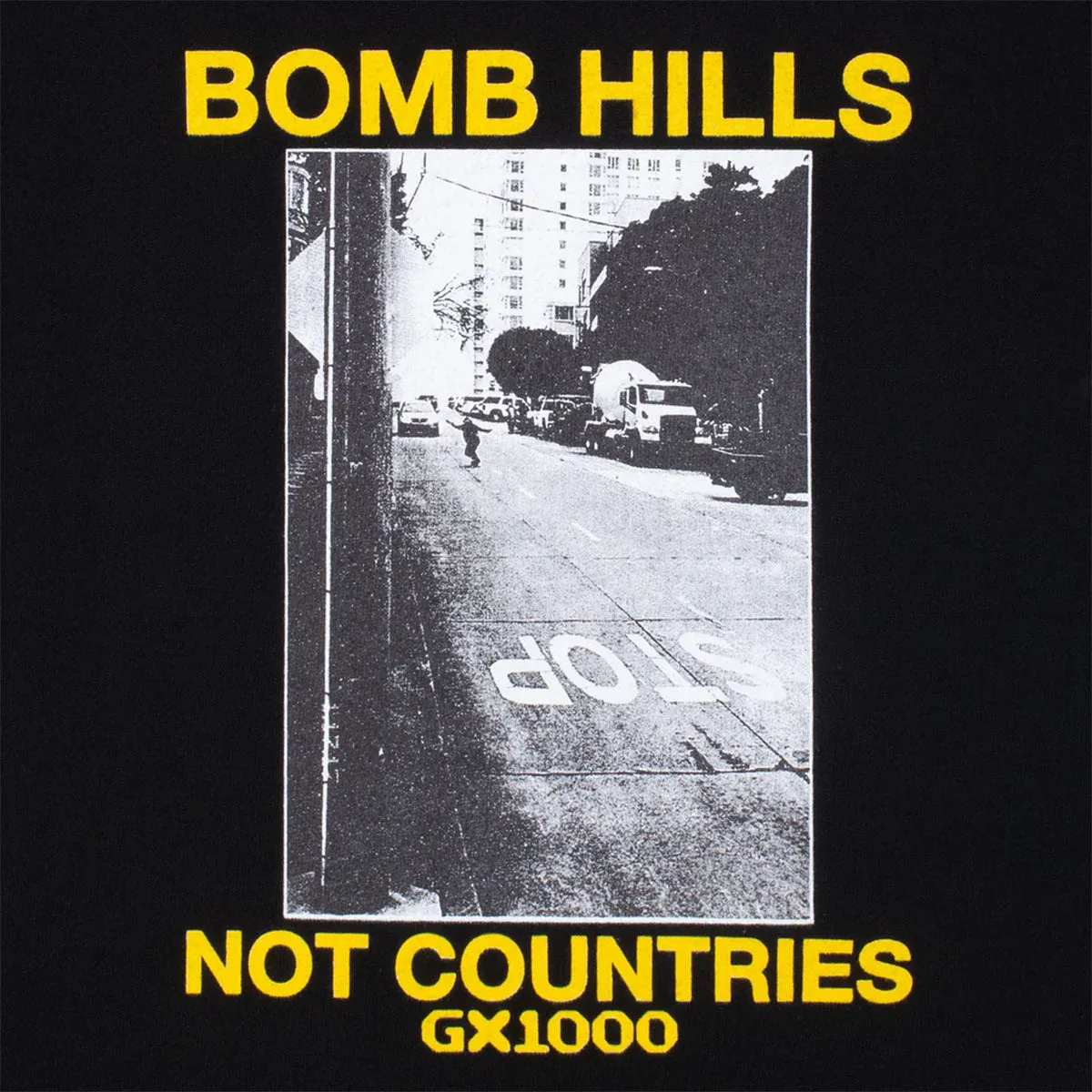 GX1000 - Bomb Hills Not Countries Hoodie Black