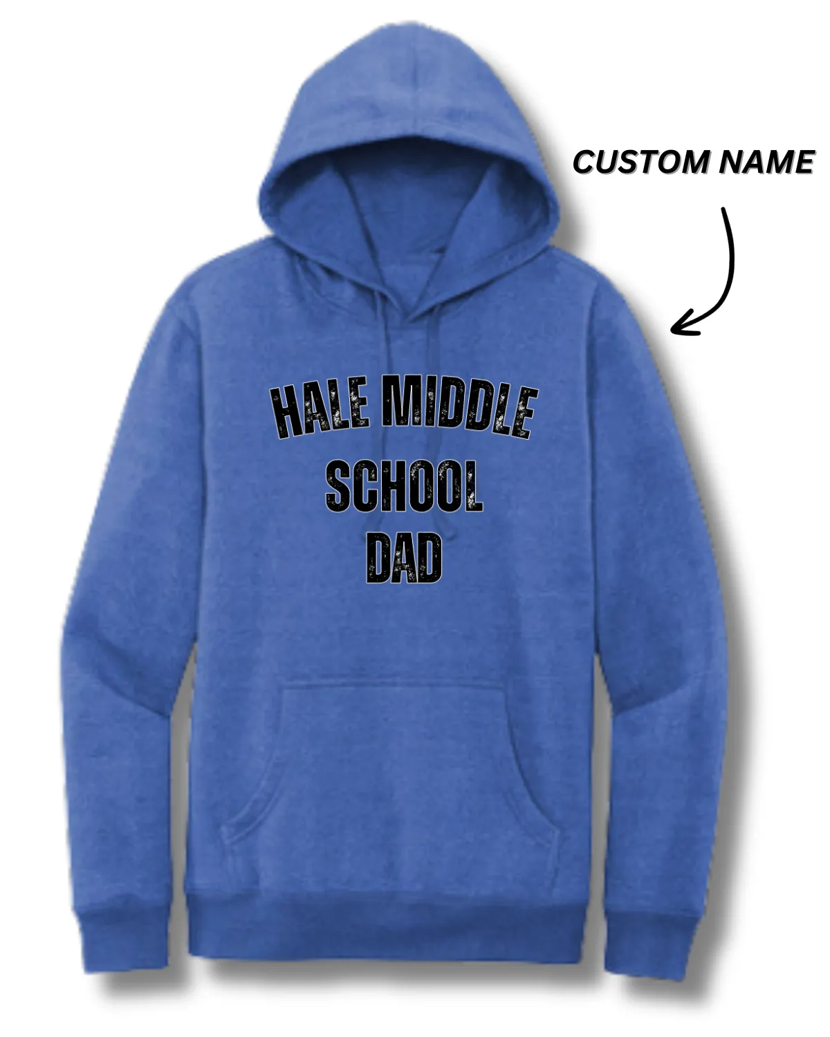 Hale Middle School DAD Unisex Fleece Hoodie (DT6100)