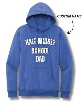 Hale Middle School DAD Unisex Fleece Hoodie (DT6100)