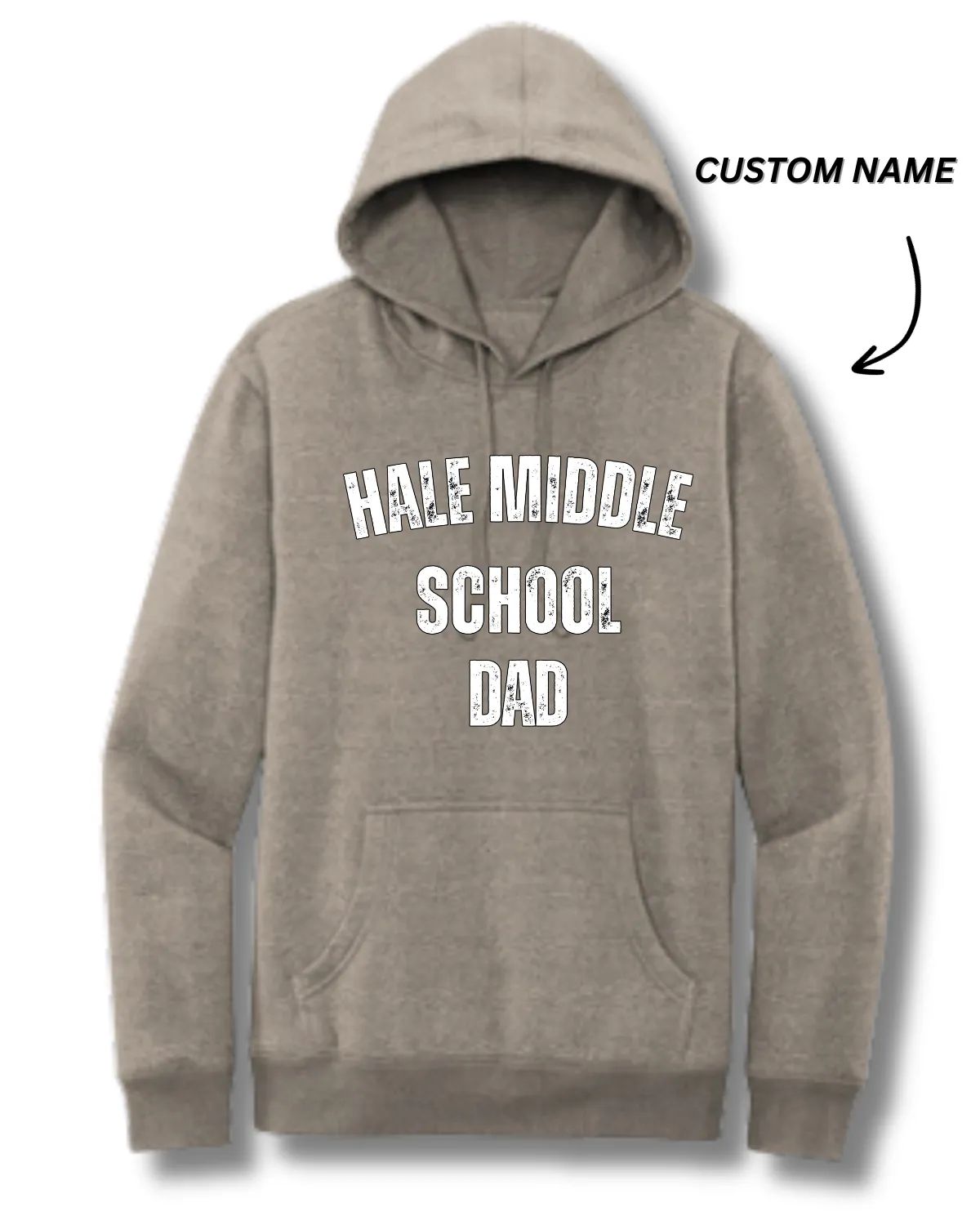 Hale Middle School DAD Unisex Fleece Hoodie (DT6100)