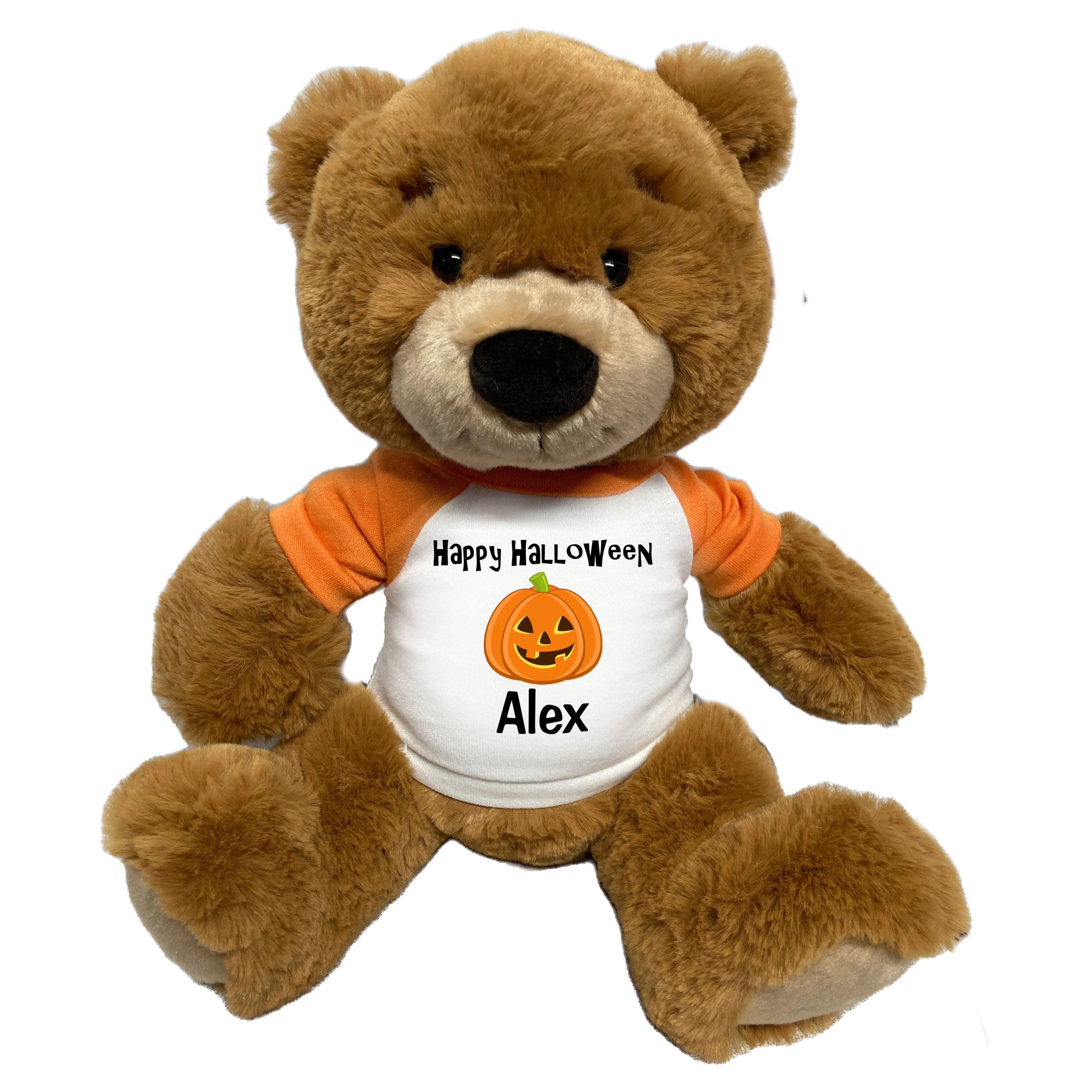 Halloween Teddy Bear - Personalized 14" Ginger Bear