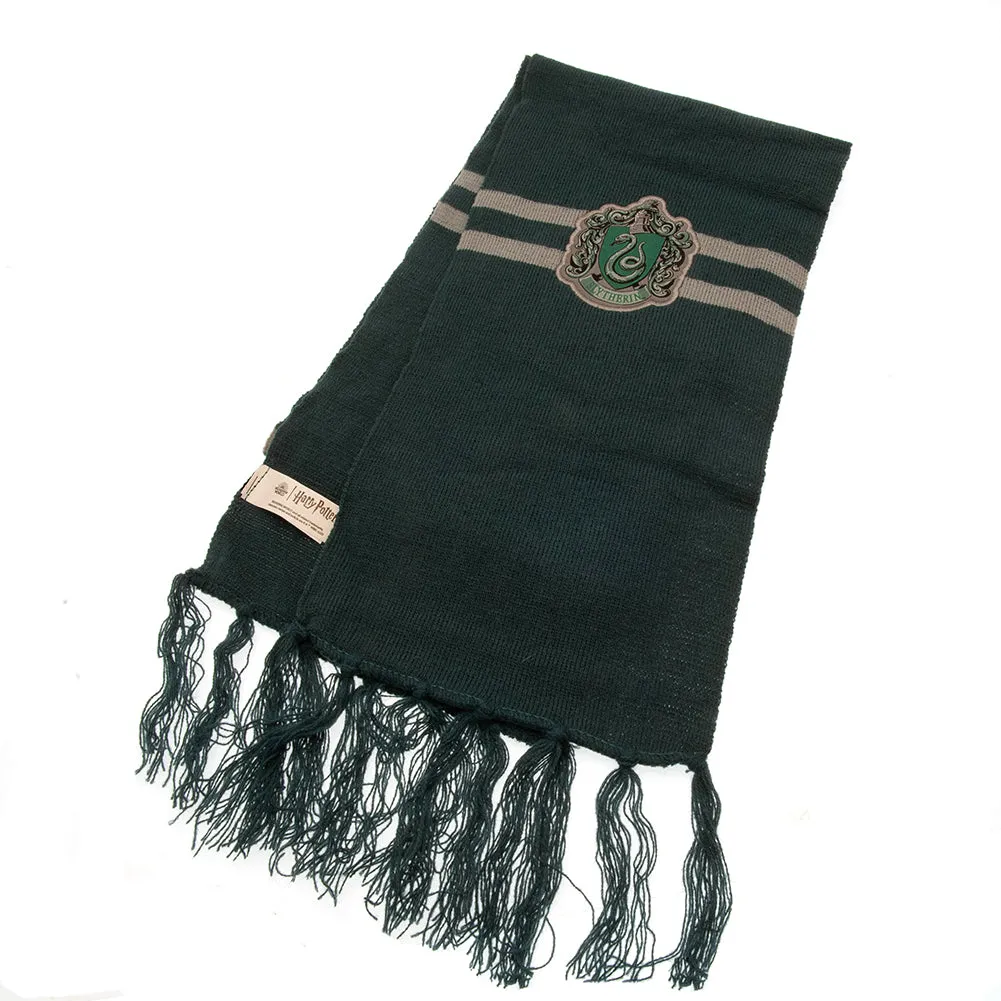 Harry Potter Junior Beanie & Scarf Slytherin Set