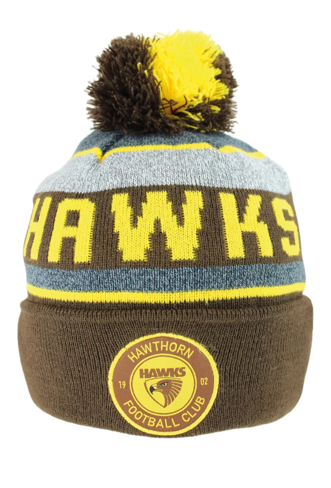 Hawthorn Hawks Tundra Pom Pom Beanie