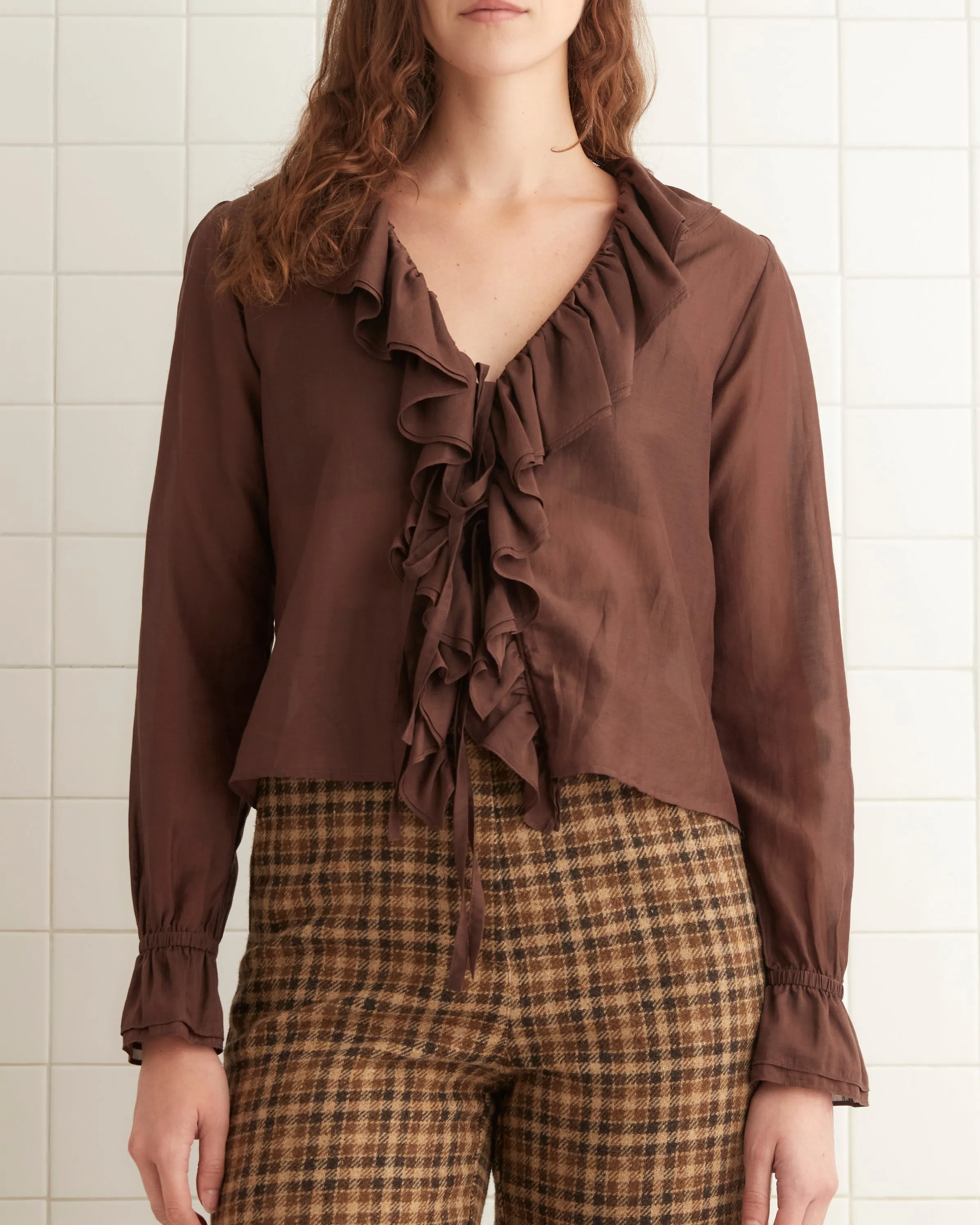 Heartwood Flounce Blouse