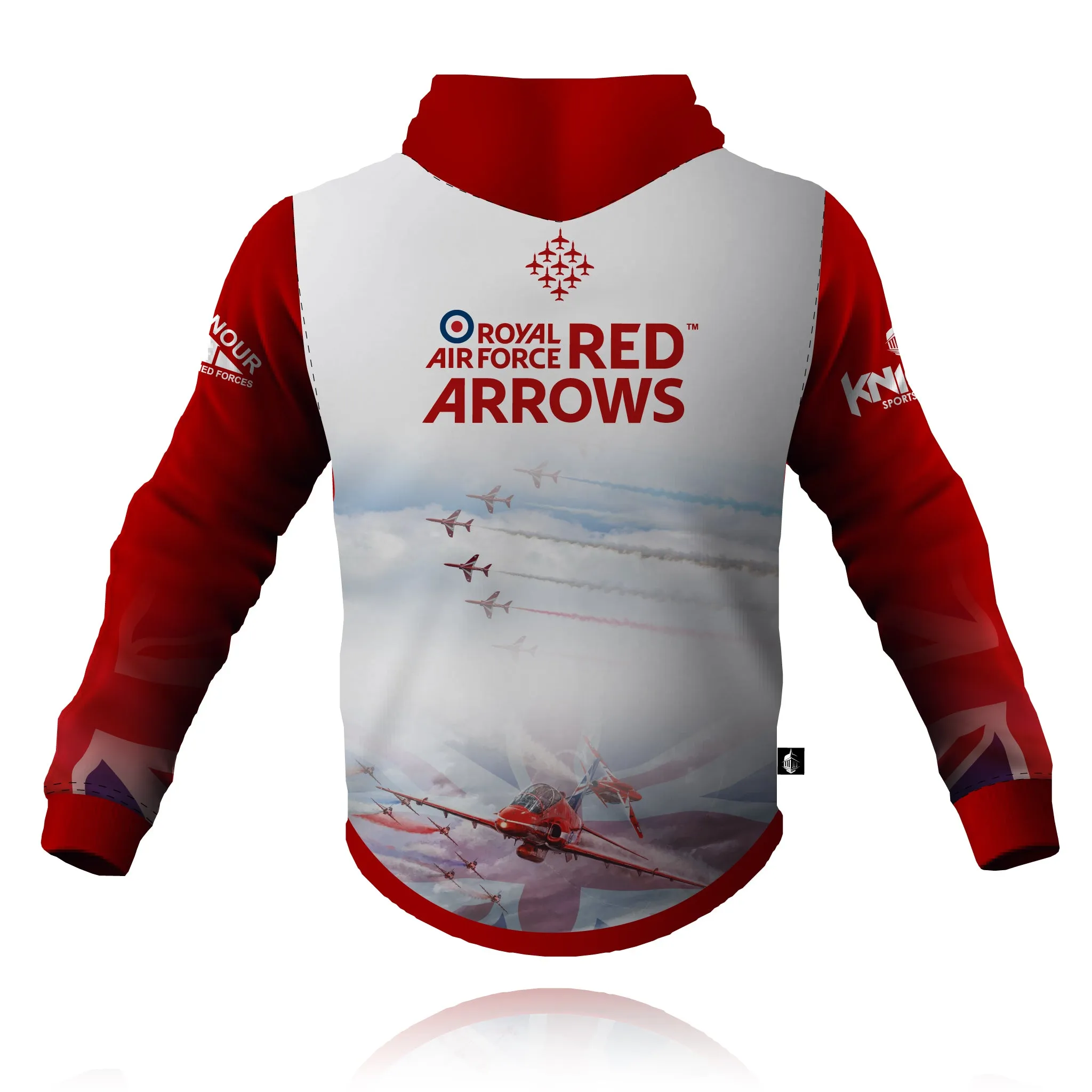 Honour Our Armed Forces - Red Arrows  (Diamond Season) - Tech Hoodie