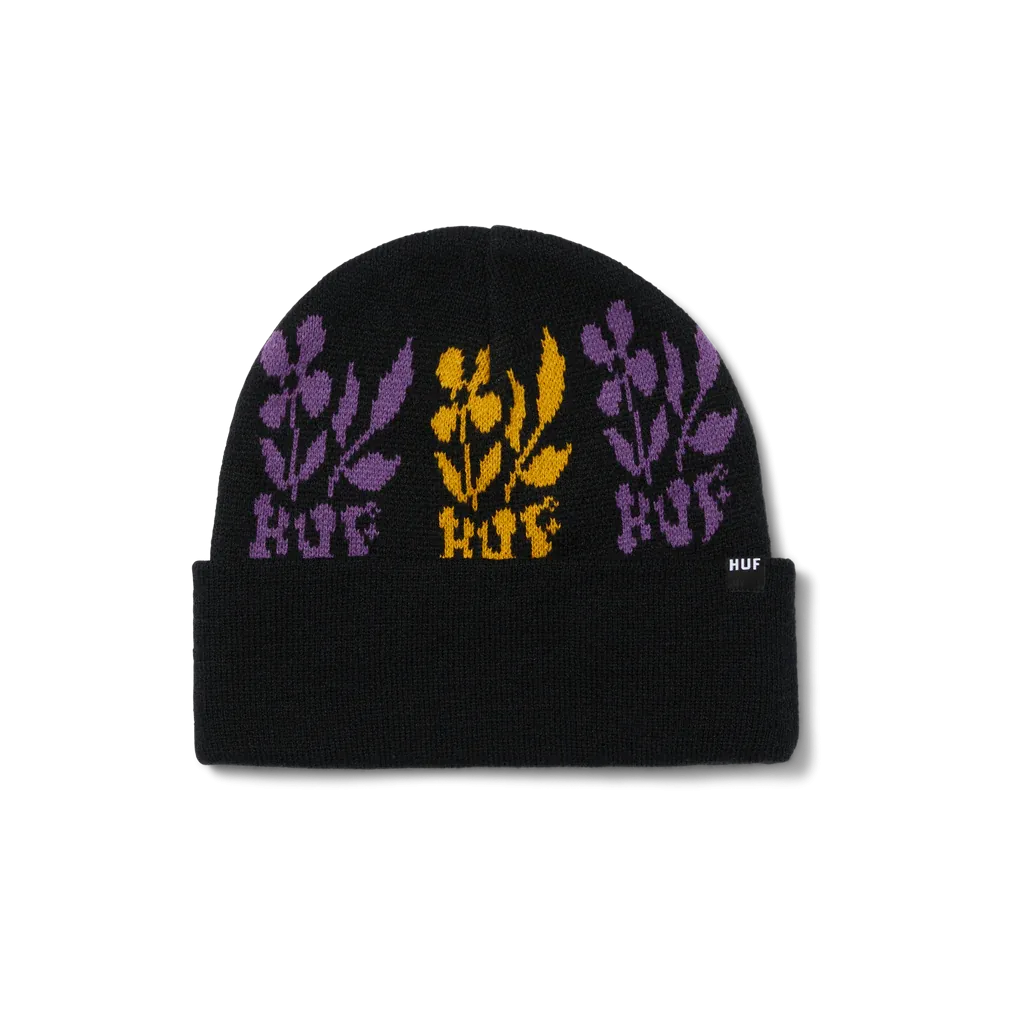 HUF Blossom Beanie - Black