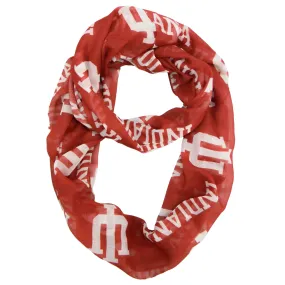 Indiana University Sheer Infinity Scarf