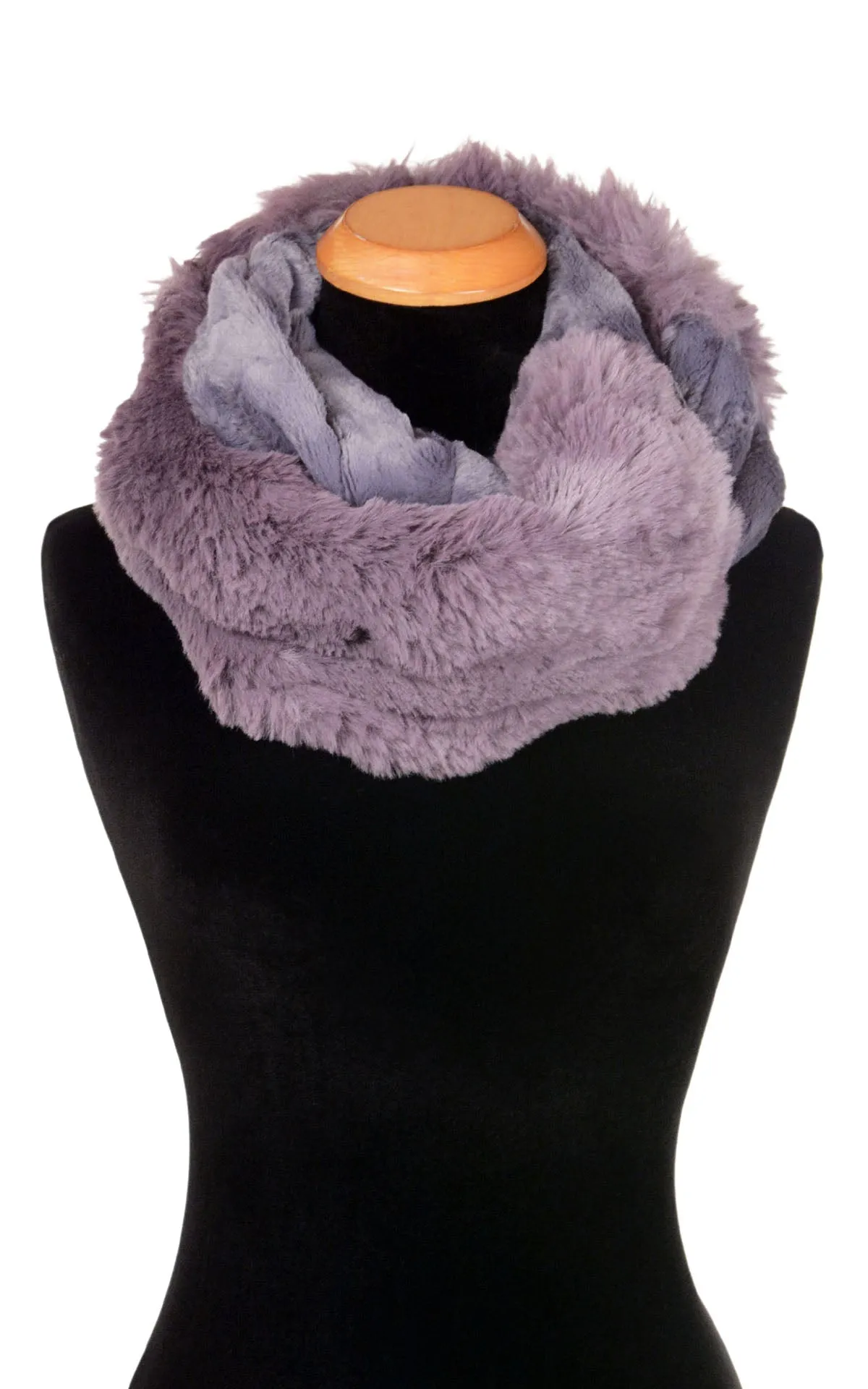 Infinity Scarf Two-Tone - Enchanted Dreams Faux Furs