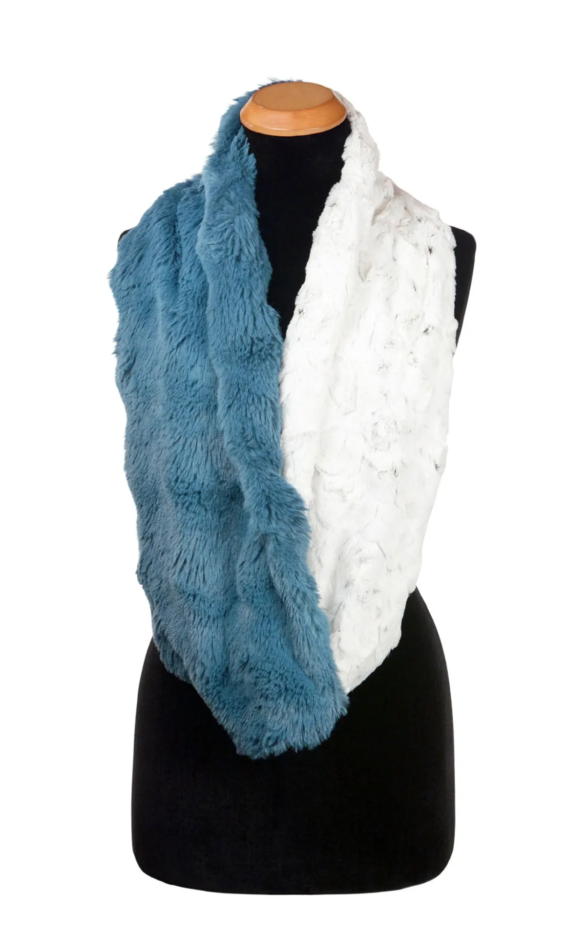 Infinity Scarf Two-Tone - Enchanted Dreams Faux Furs