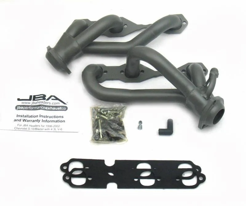 JBA Shorty Headers Chevy	Blazer 4.3L V6 (96-01) CARB/Smog Legal 1 1/2" - Stainless Raw or Titanium