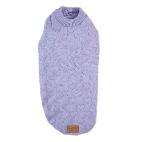 Kazoo Apparel Knit Heart Purple Intermediate Medium***