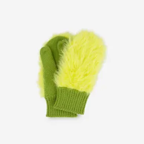 Kids Faux Fur Mittens