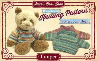 Knitting Pattern - Jumper for 35cm/14" Teddy Bear