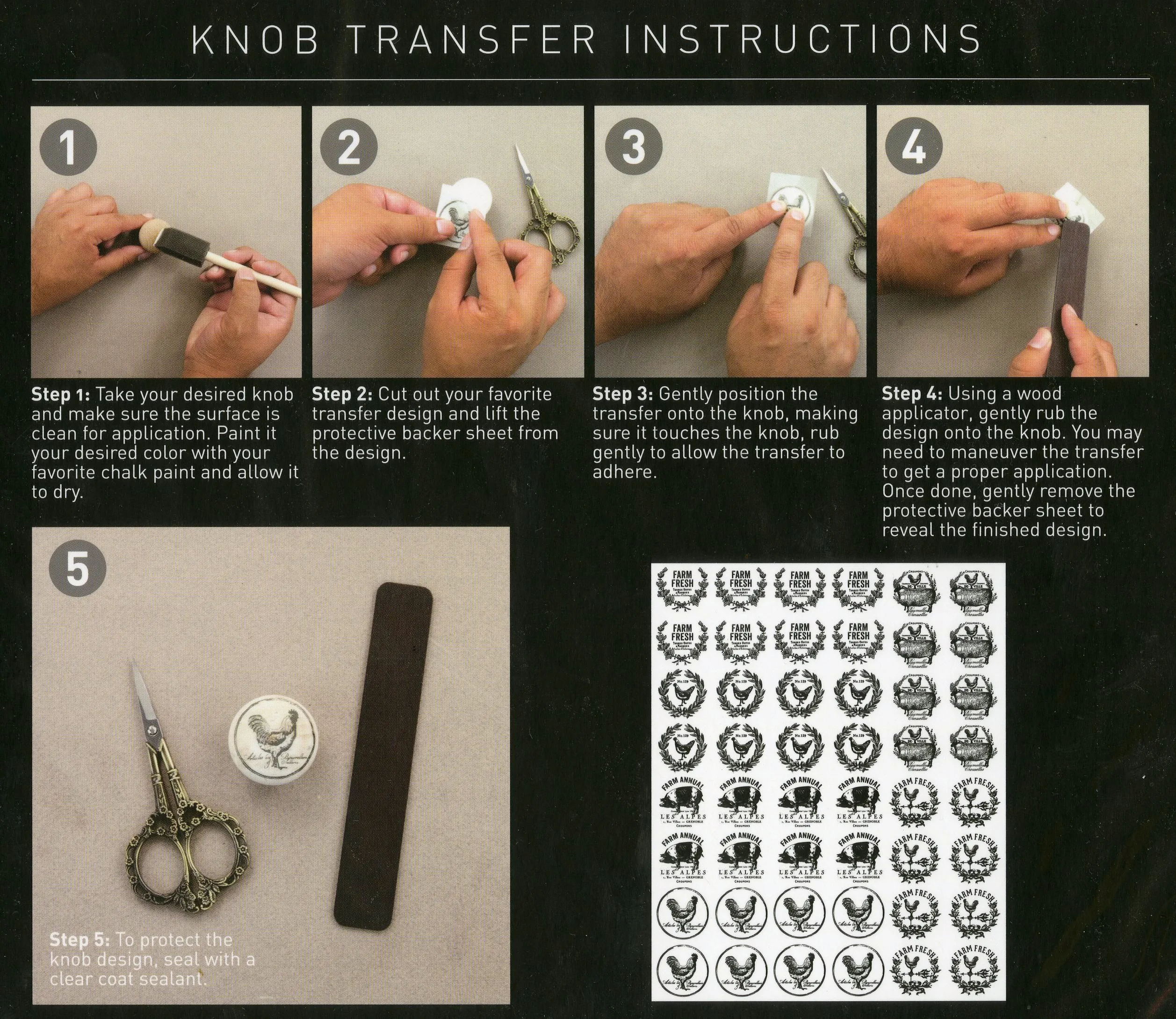 Knob Transfers by Re-Design - Farm Fresh Market