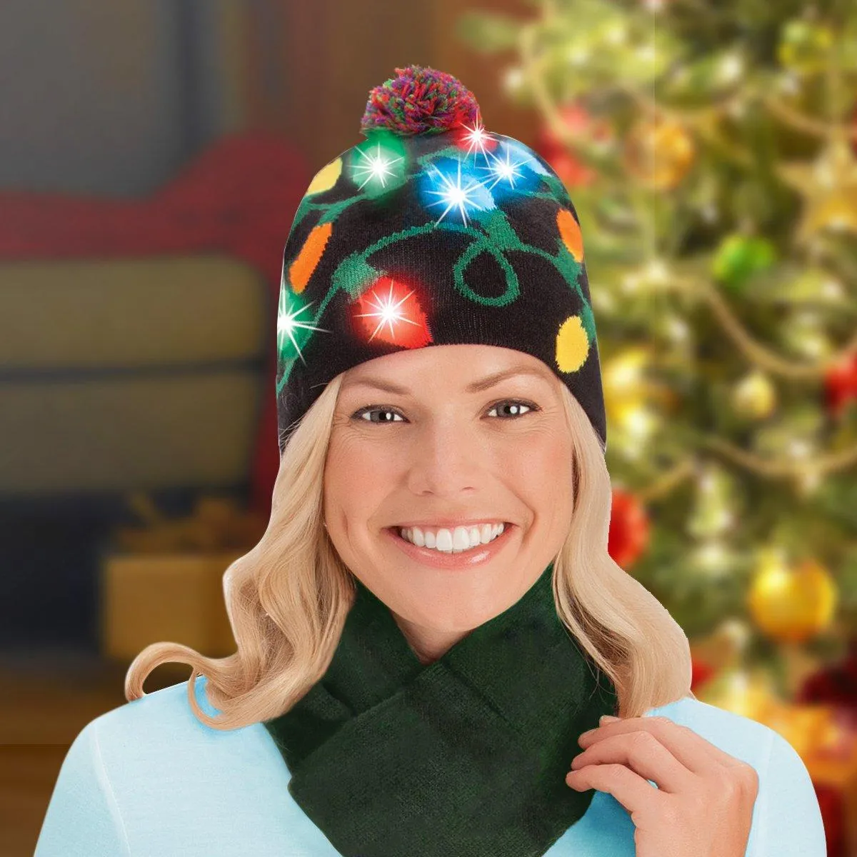 Light-Up Holiday Beanie