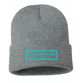 Mavericks Grey Knit Beanie