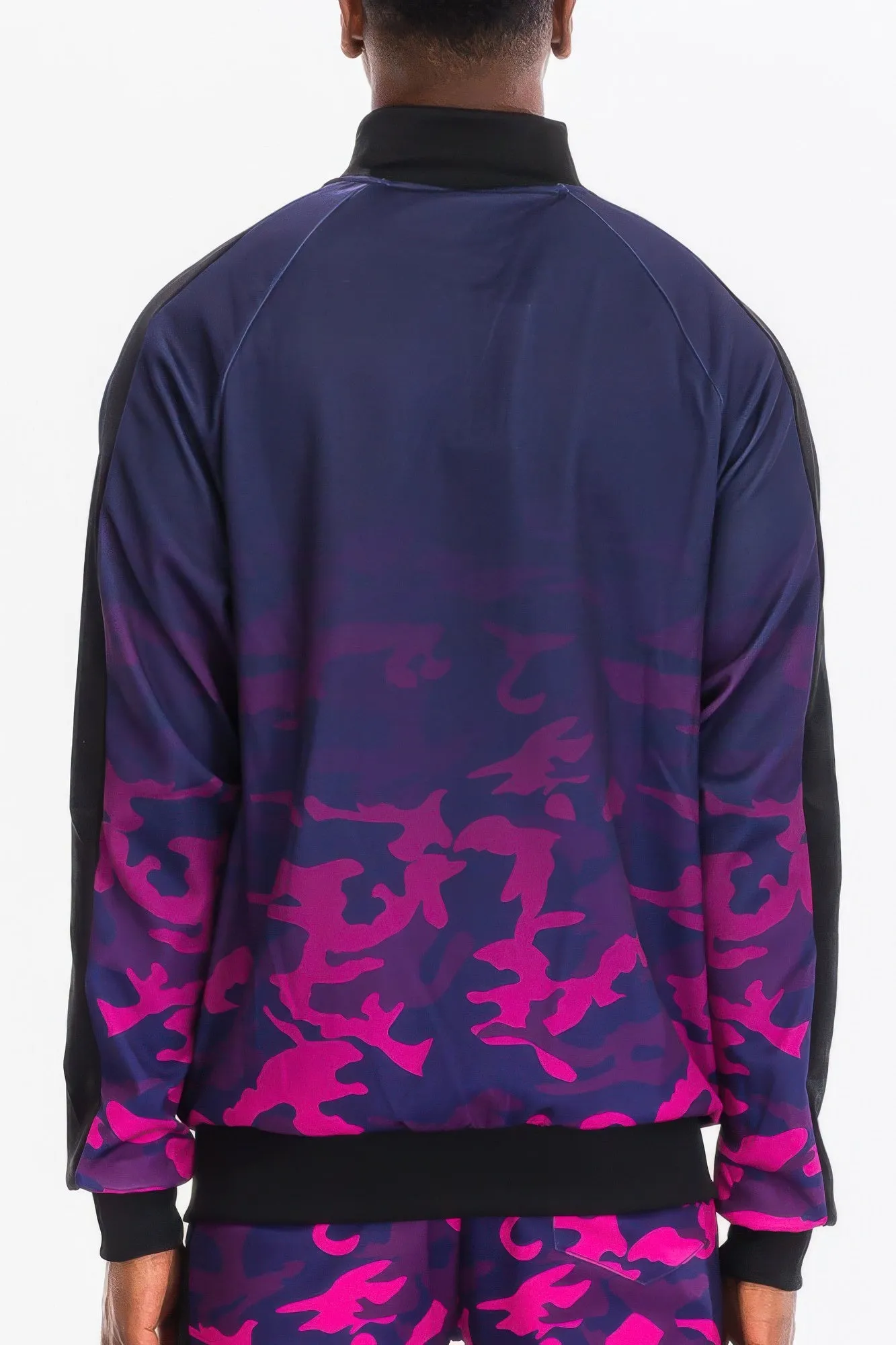 Mens Camo Ombre Track Jacket