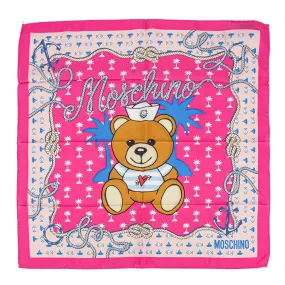 MISSONI Silk Scarf - Nautical Teddy Bear