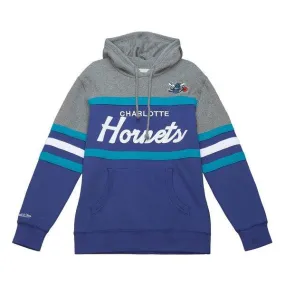 Mitchell & Ness Charlotte Hornets Head Coach Hoody Grey