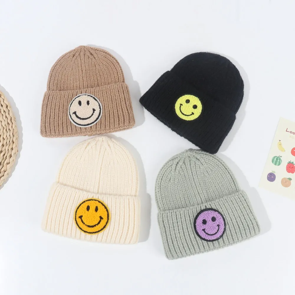 Mocha Smiley Beanie