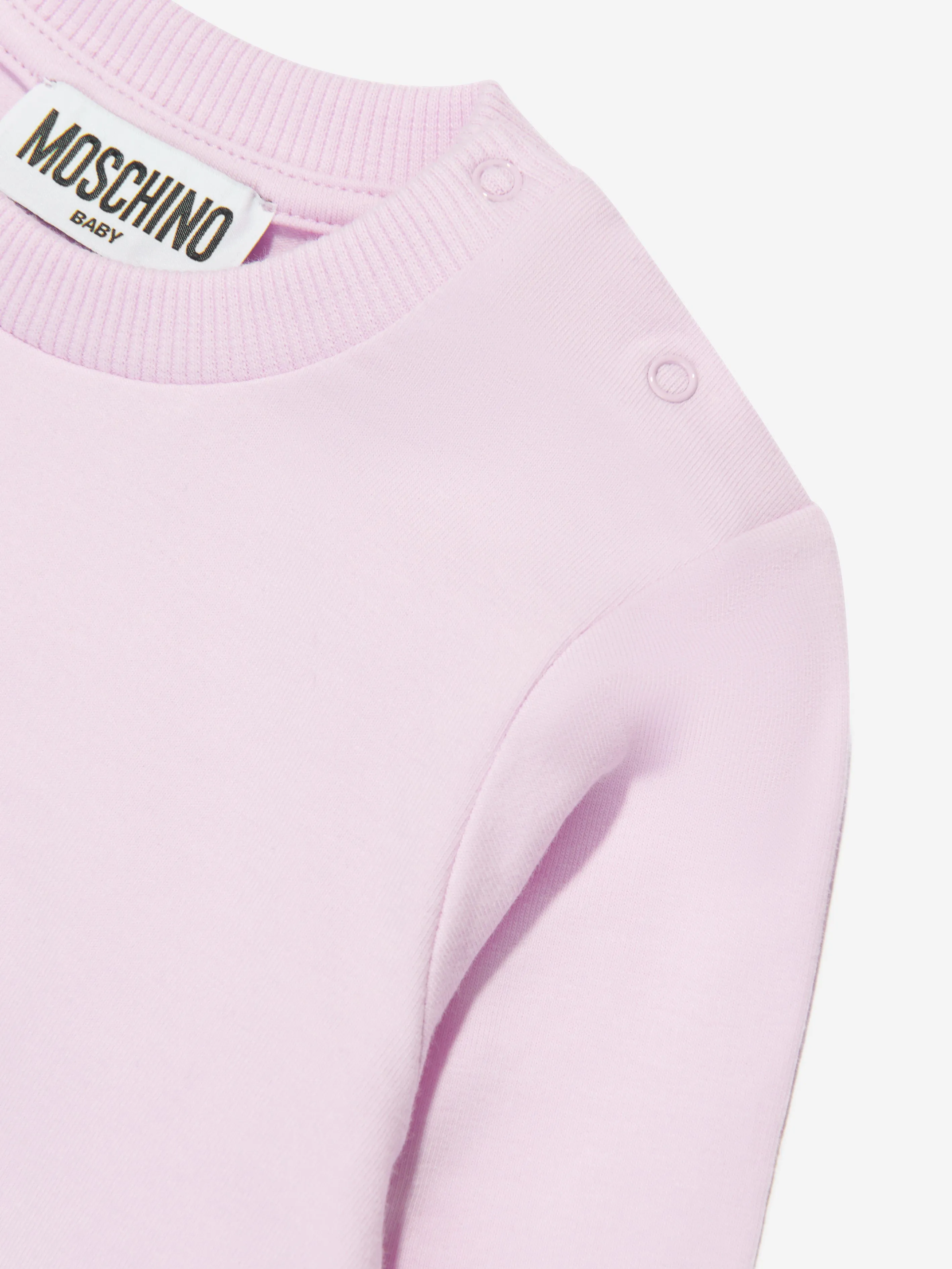 Moschino Baby Girls Long Sleeve T-Shirt in Pink