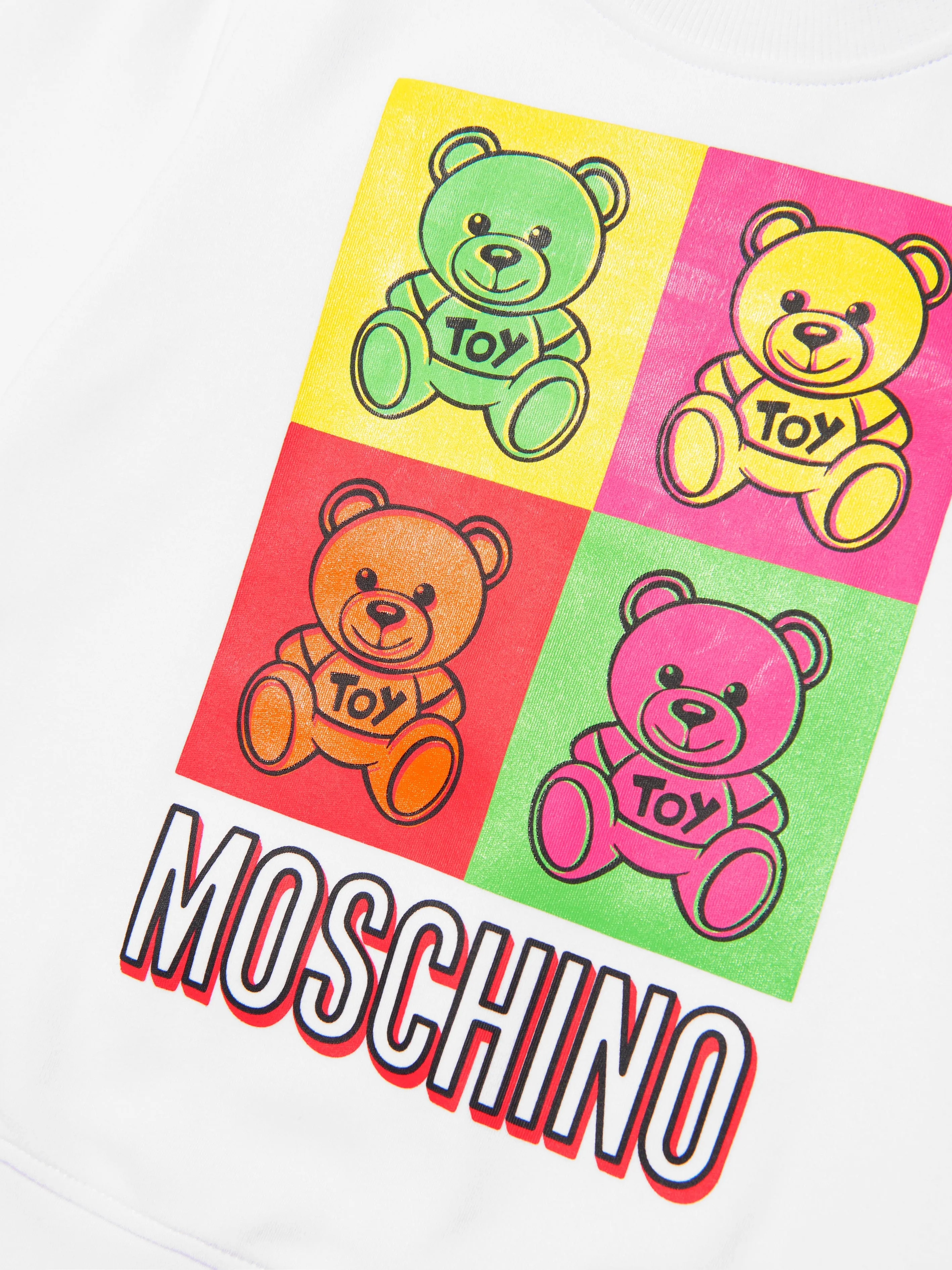 Moschino Kids Teddy Bear Logo Sweatshirt