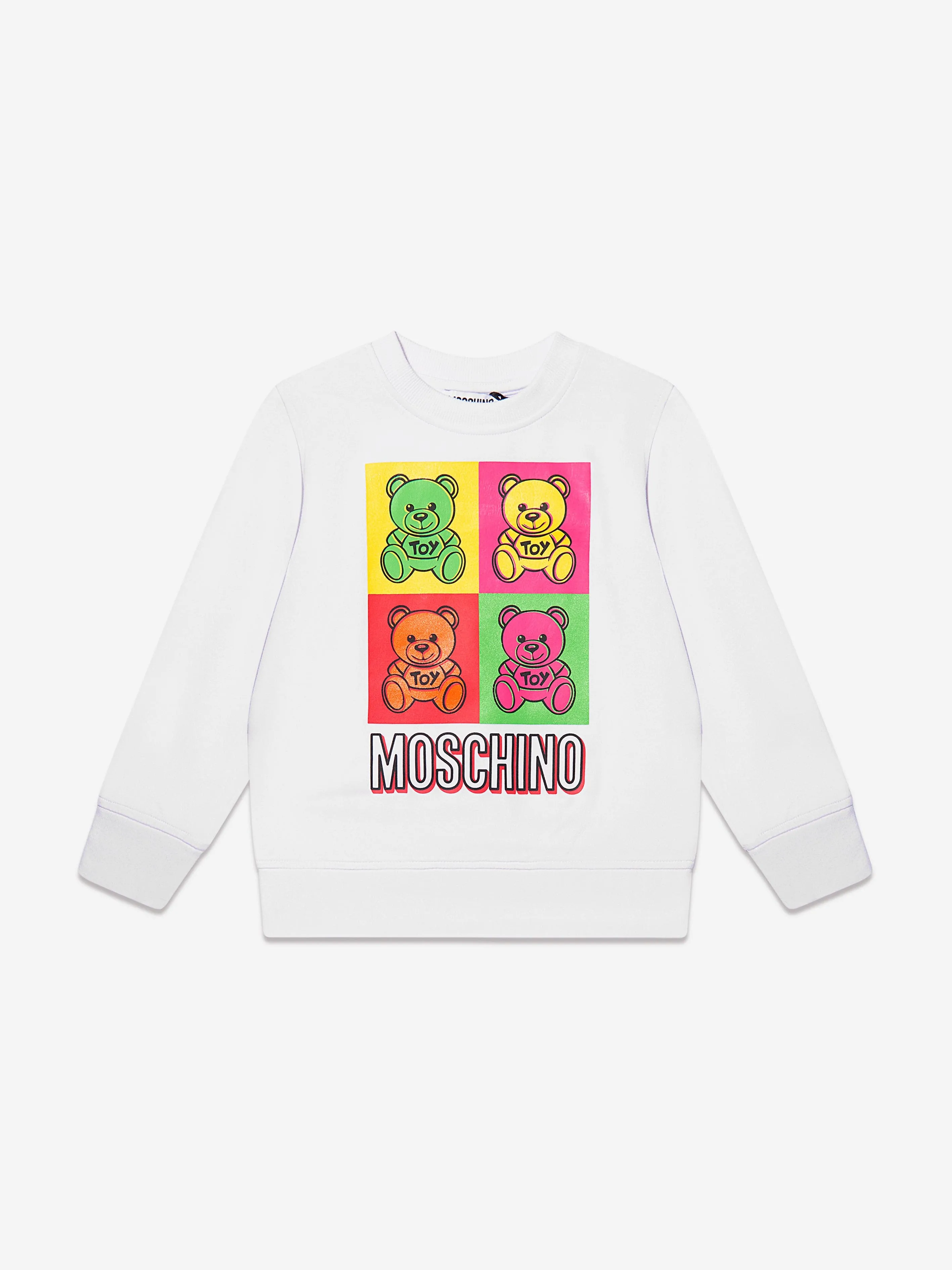 Moschino Kids Teddy Bear Logo Sweatshirt