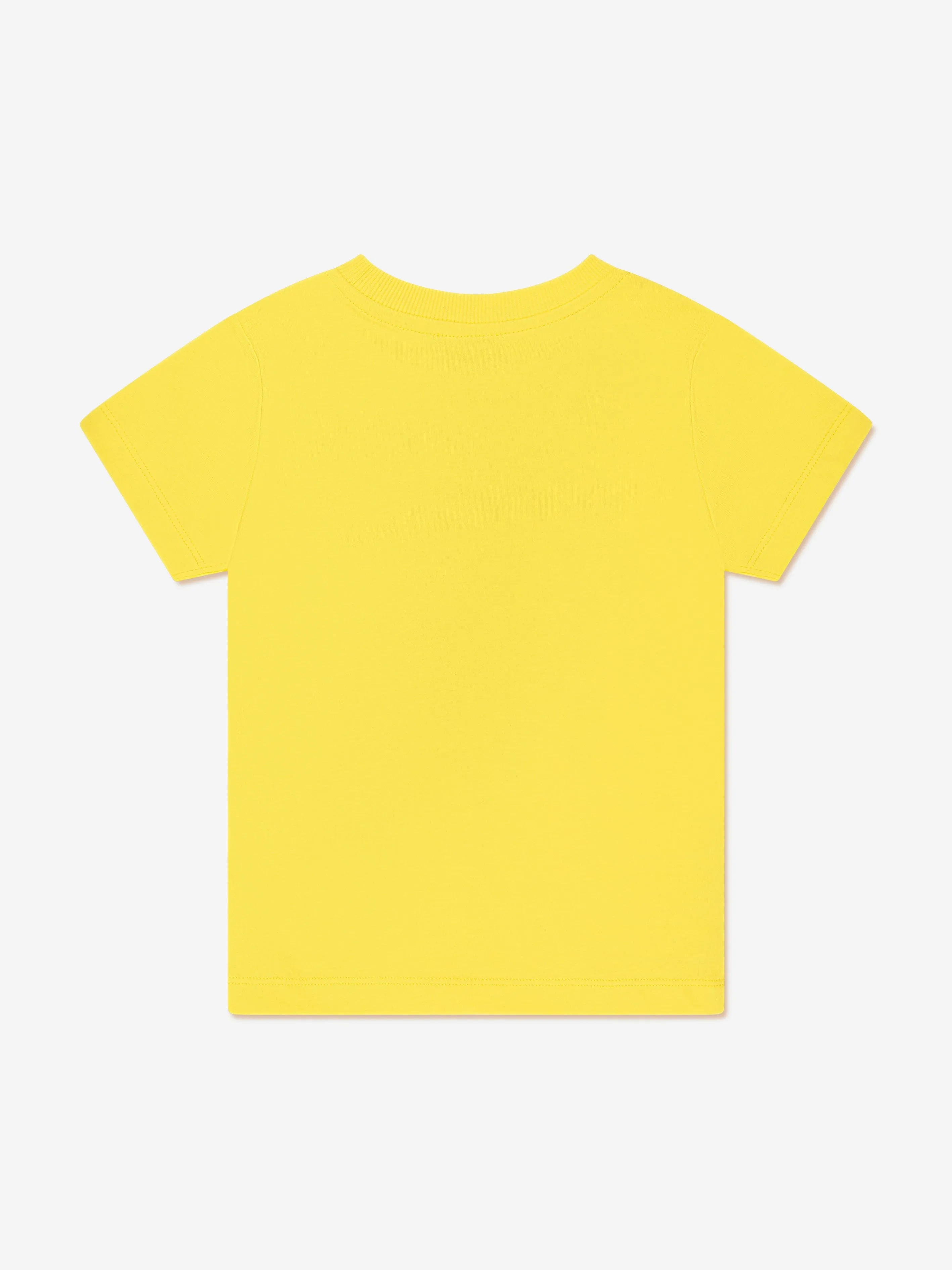 Moschino Kids Teddy Bear Logo T-Shirt in Yellow