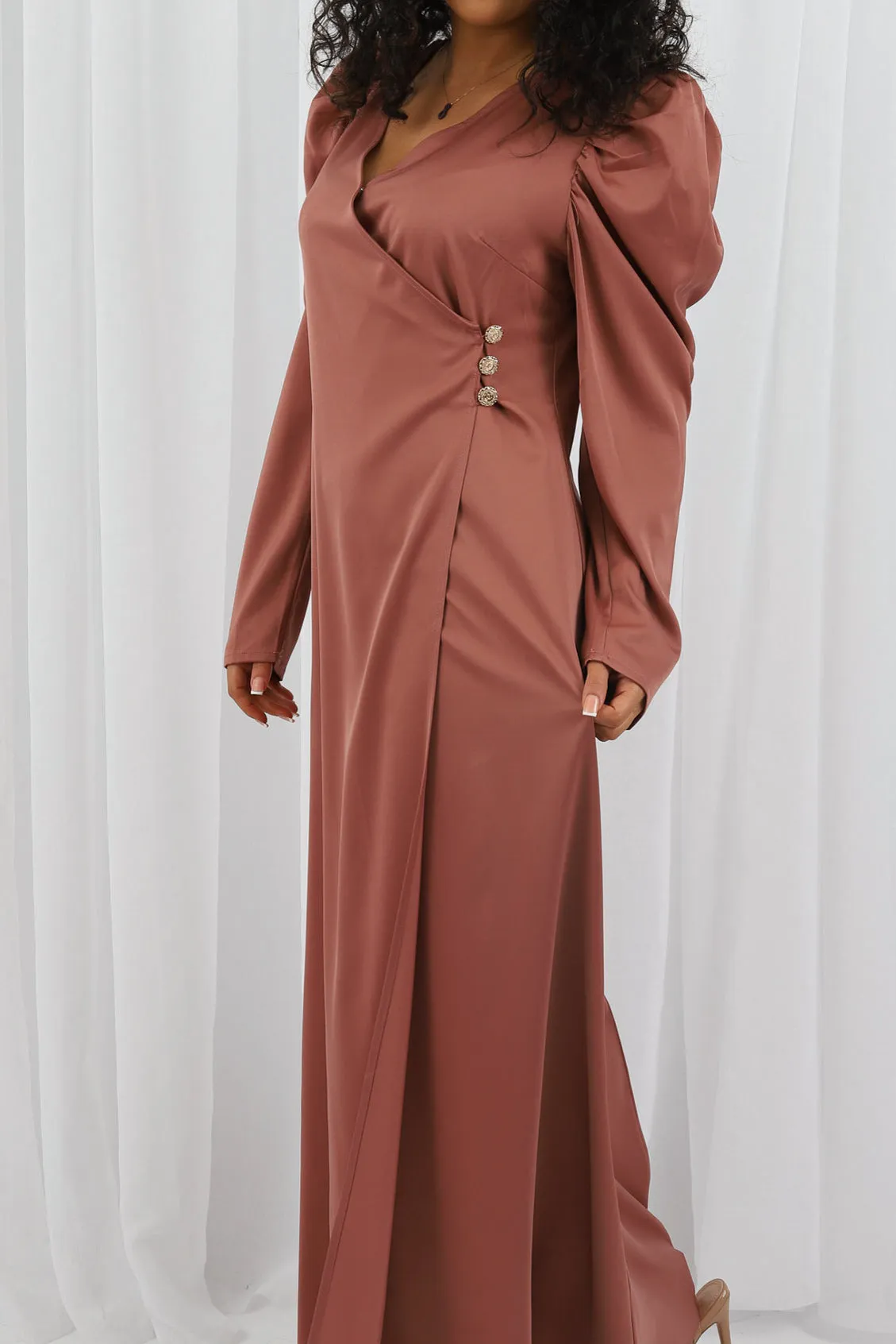 Myriam Wrap Detailed Dress