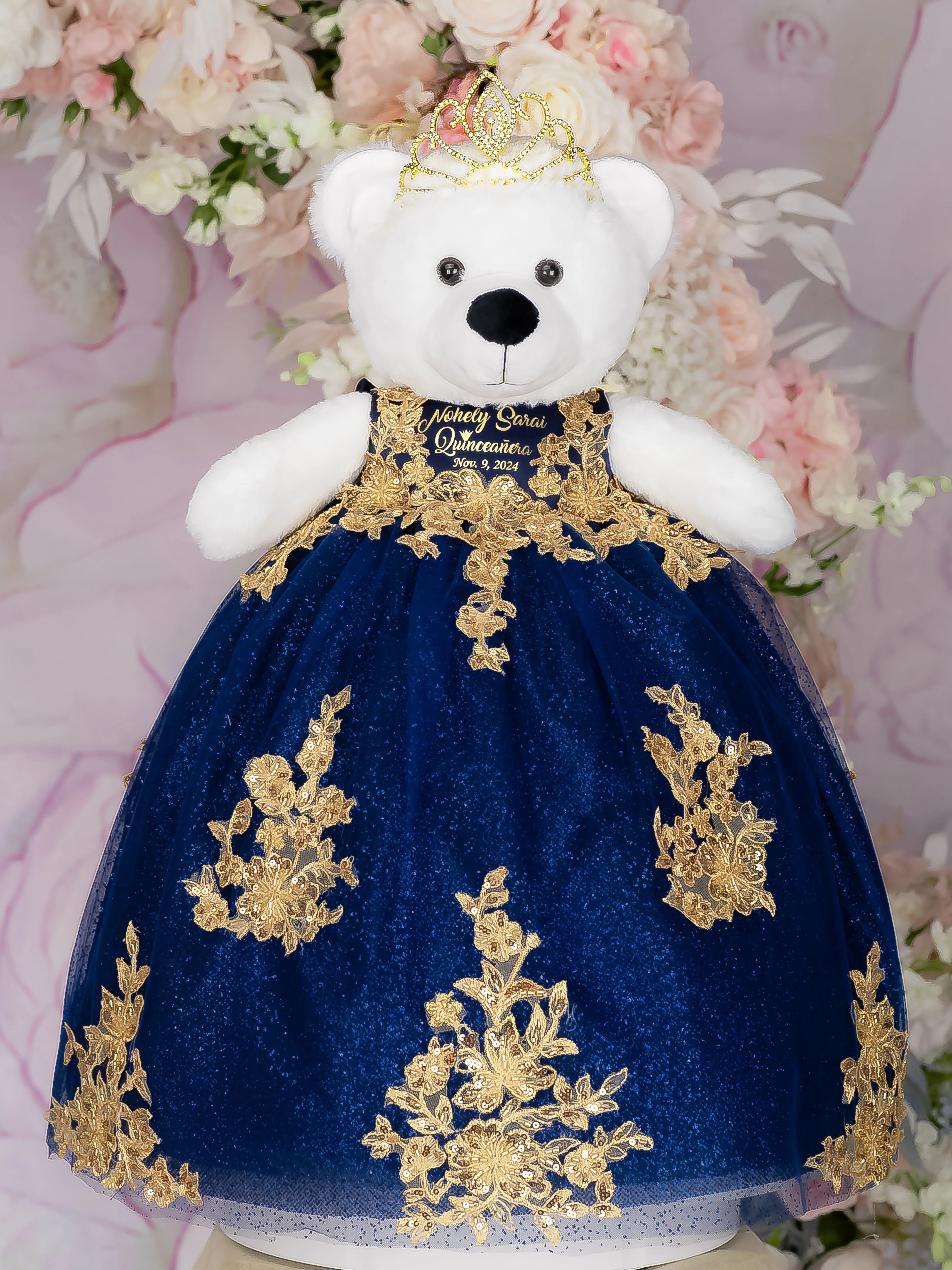 Navy Blue el Ultimo Oso de Peluche for quinceanera