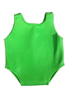 Neon Lime Green Mystique Teddy Leotard