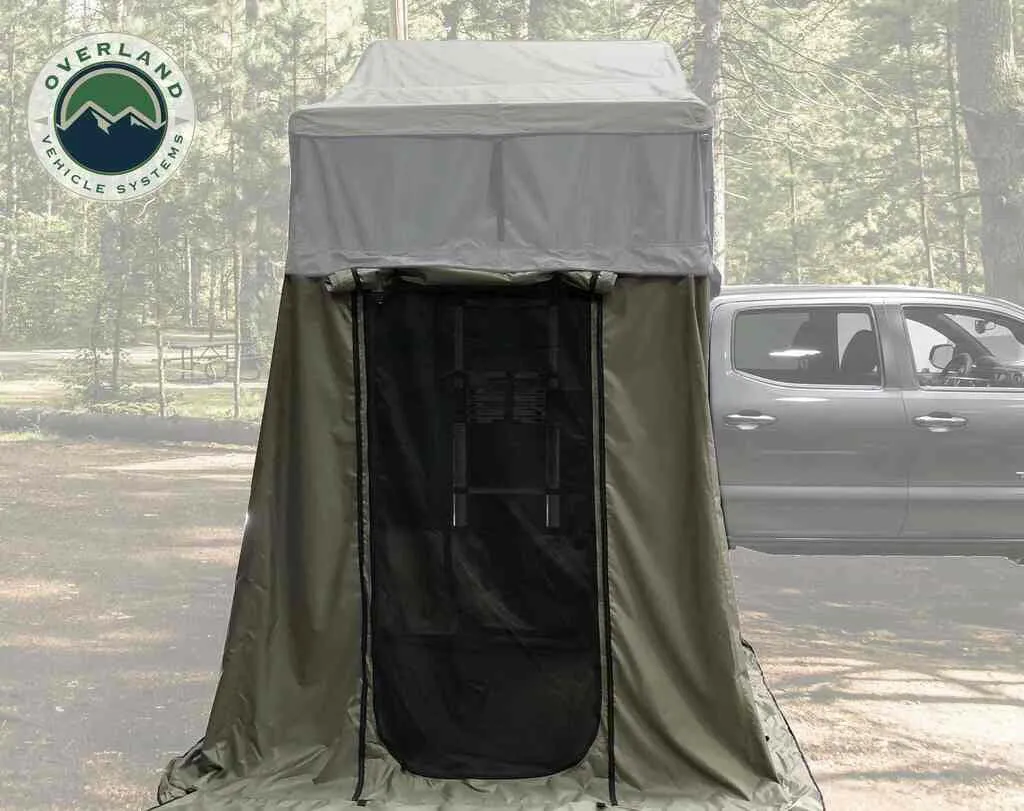 Nomadic 2 Roof Top Tent Annex Green Base With Black Floor & Travel Cover