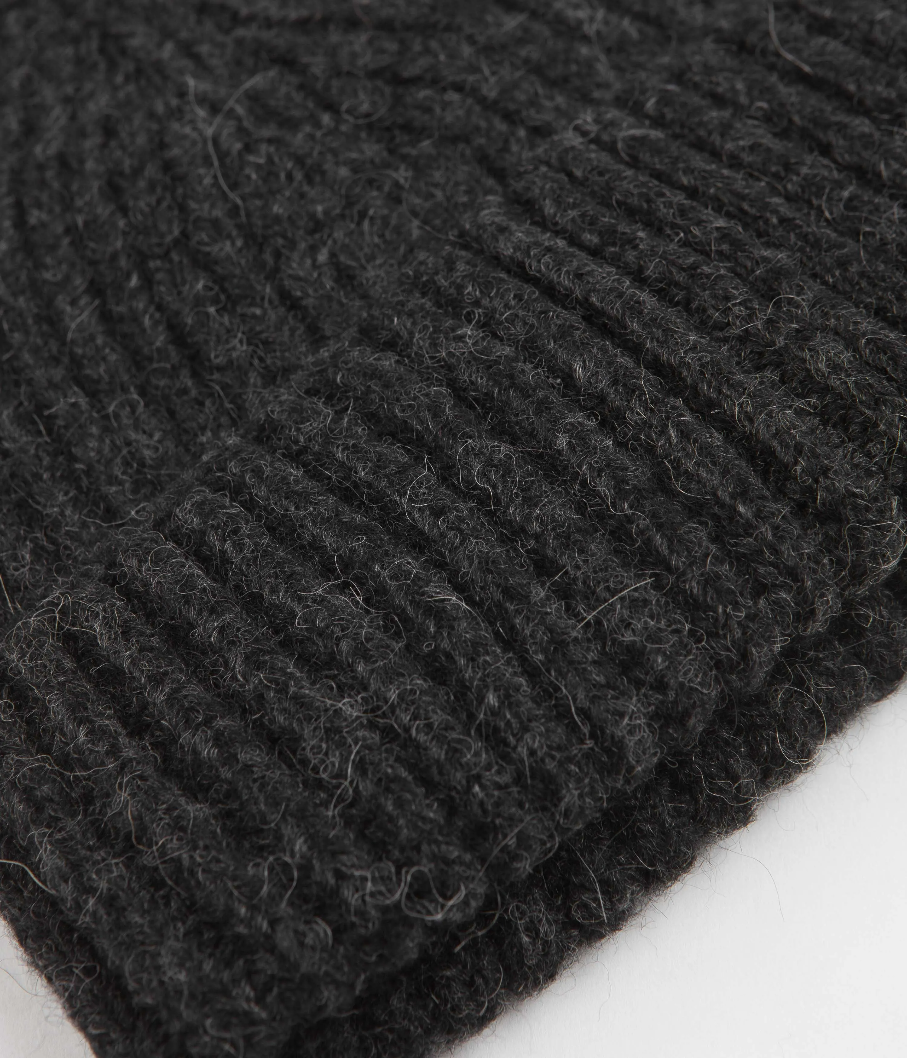 Norse Projects Twist Beanie - Charcoal Melange