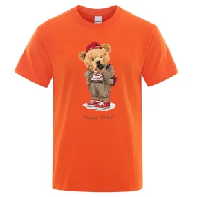 Nsqured Teddy Bear Photo Prints Men's T-shirt