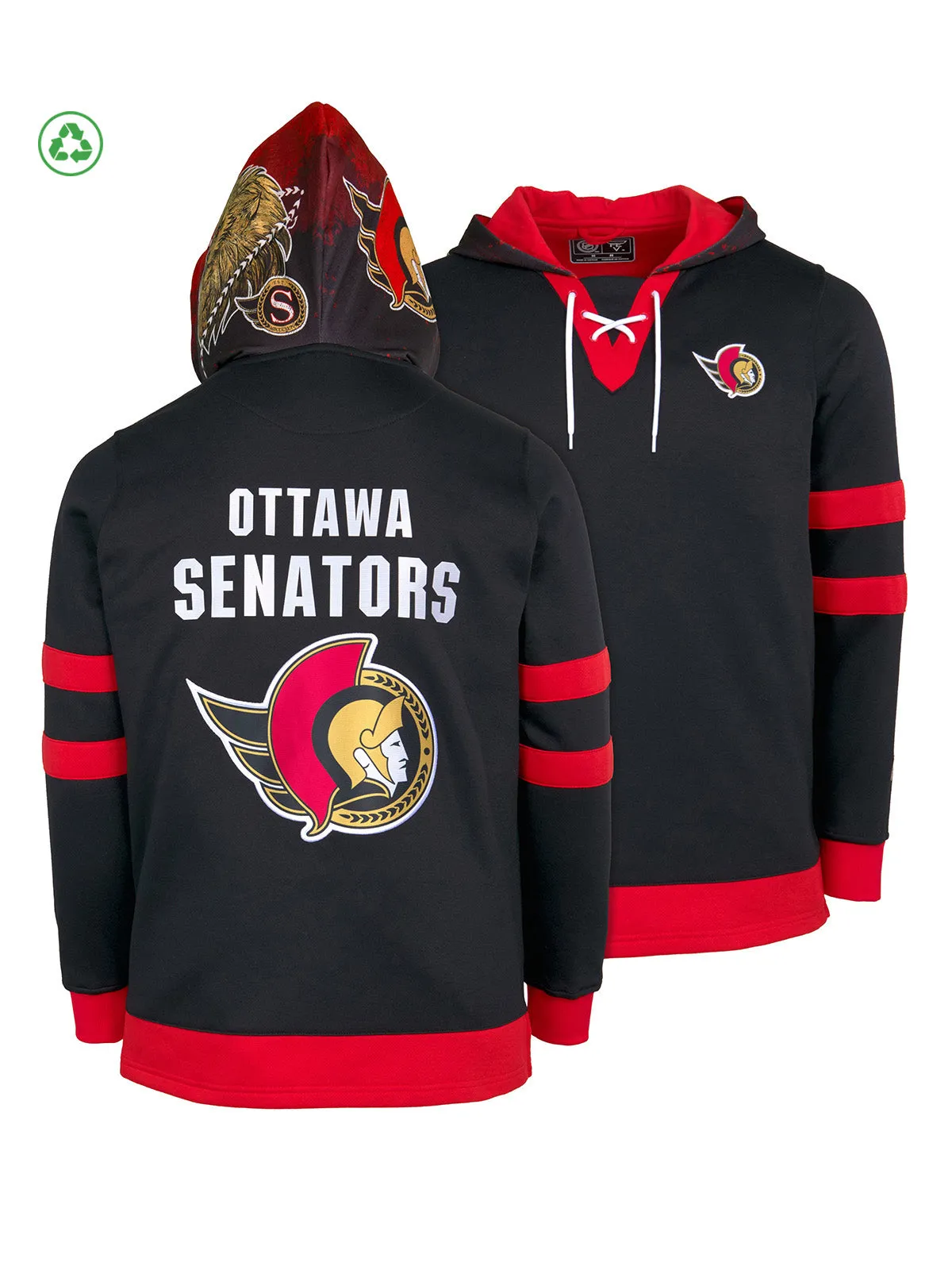 Ottawa Senators Lace-Up Hoodie