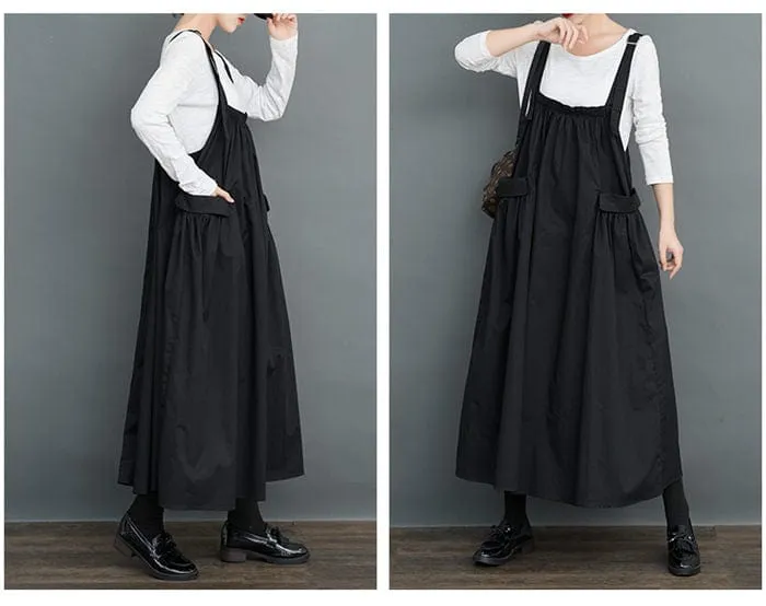 Peace & Love Maxi Overall Dress