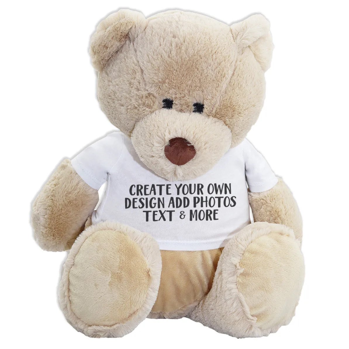 PERSONALISED - Printed Teddy T-Shirt & Teddy with Text, Photos, anything!