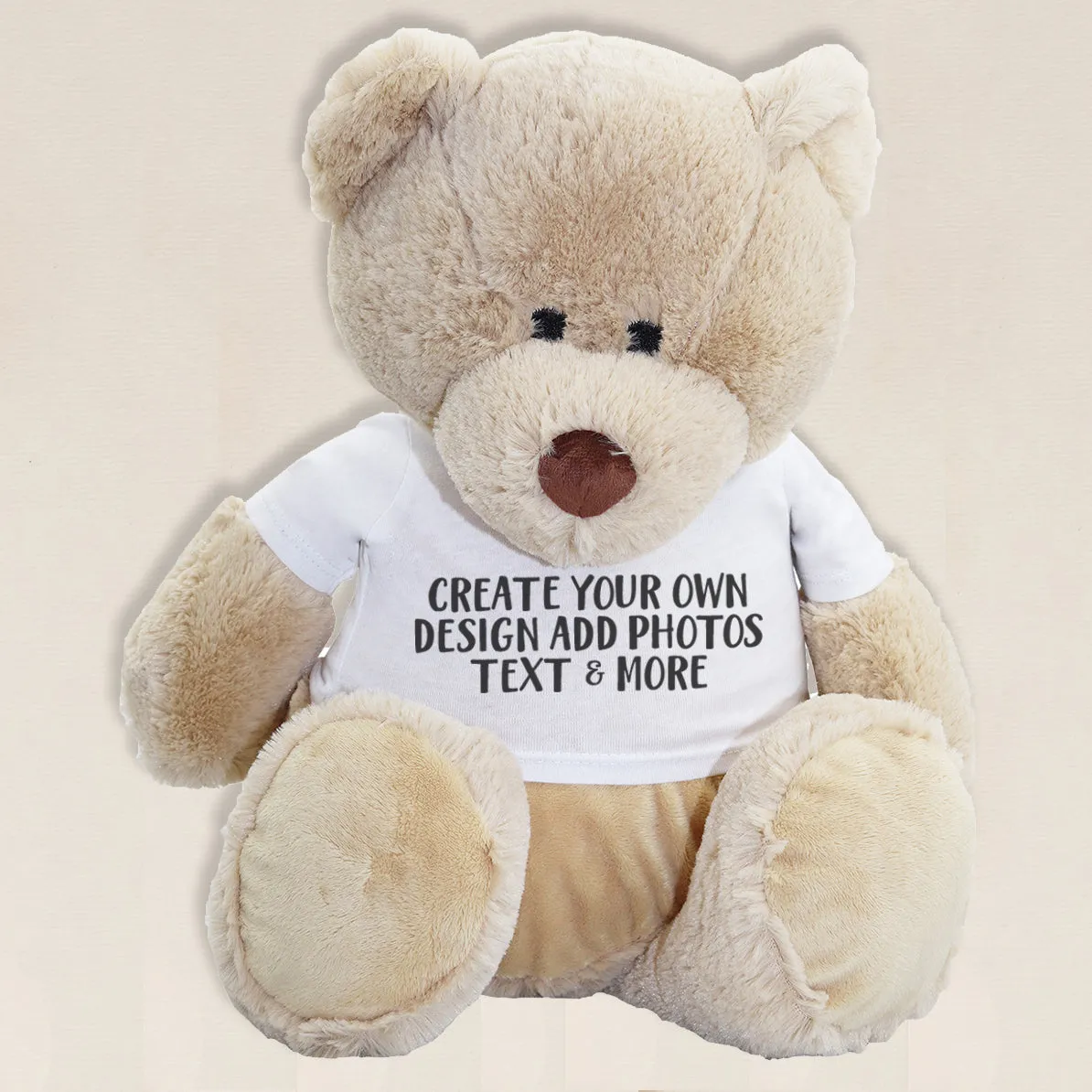 PERSONALISED - Printed Teddy T-Shirt & Teddy with Text, Photos, anything!