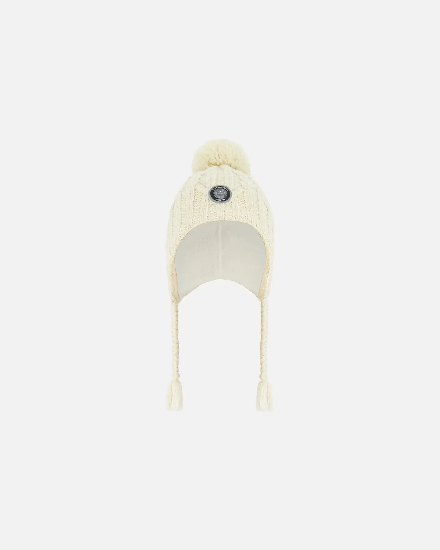 Peruvian Knit Hat Off White