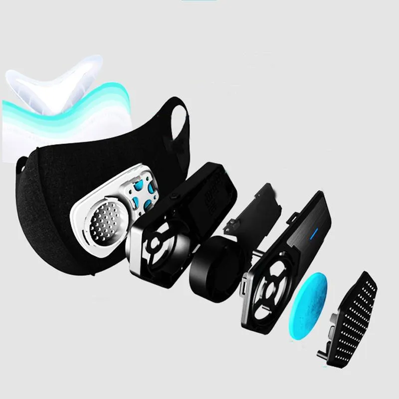 PM2.5 Dustproof Smart Electric Fan Breathable Mask