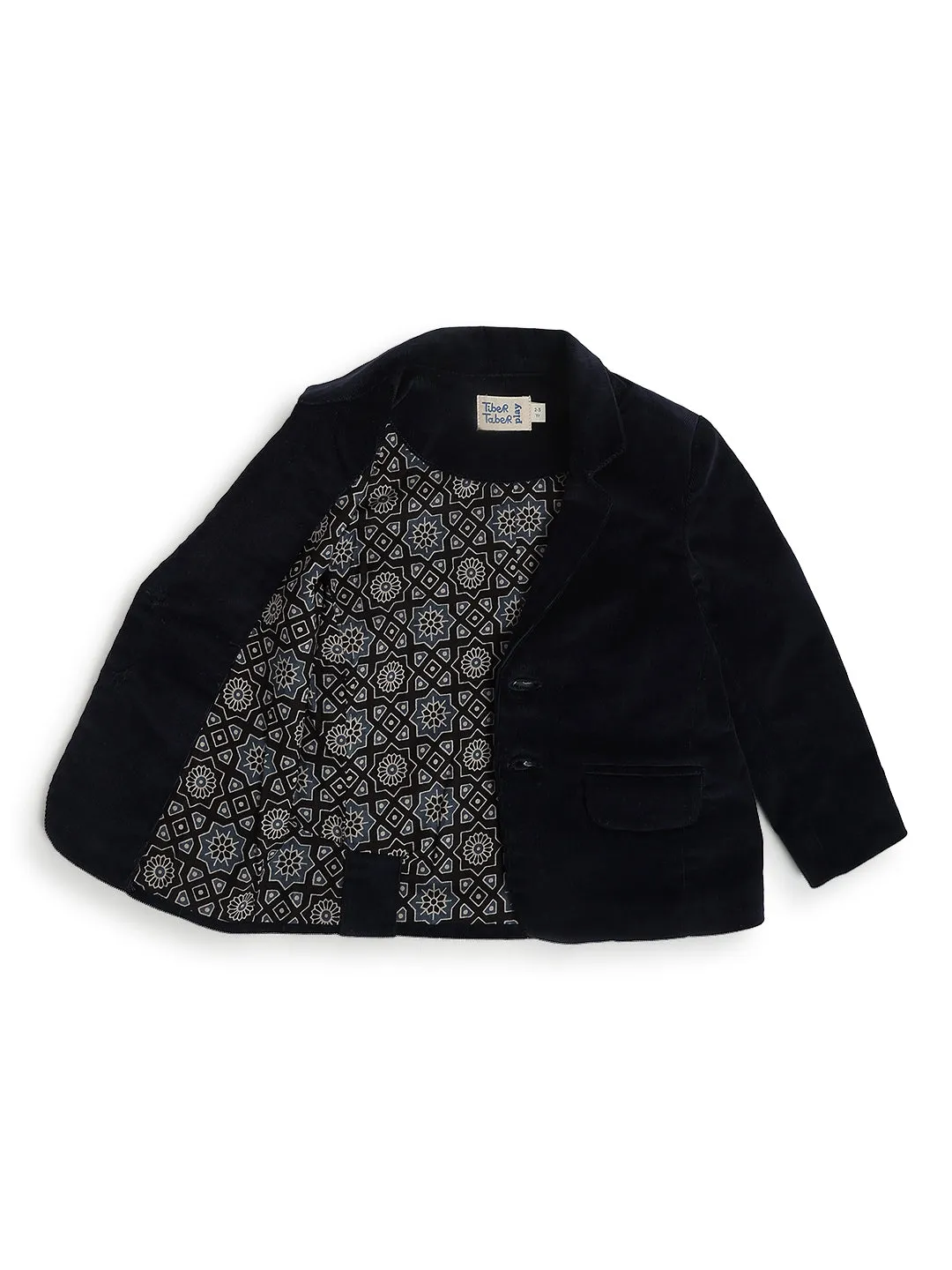 Pre-Order: Boy Santa's Little Star Blazer - Navy Blue