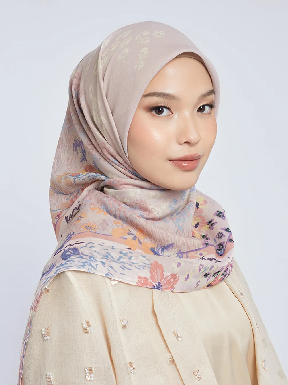 PRIMAVERA SIGNATURE SCARF BLUSH