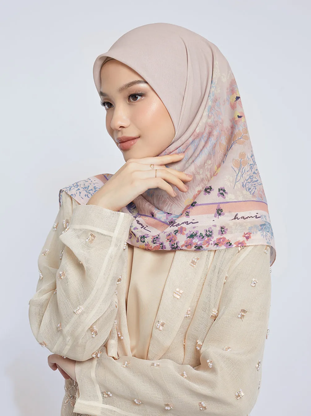 PRIMAVERA SIGNATURE SCARF BLUSH