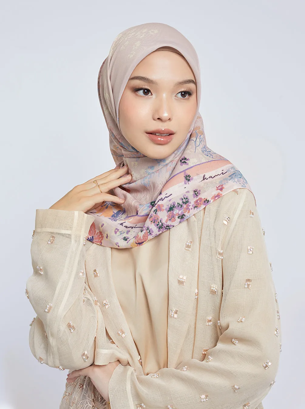 PRIMAVERA SIGNATURE SCARF BLUSH