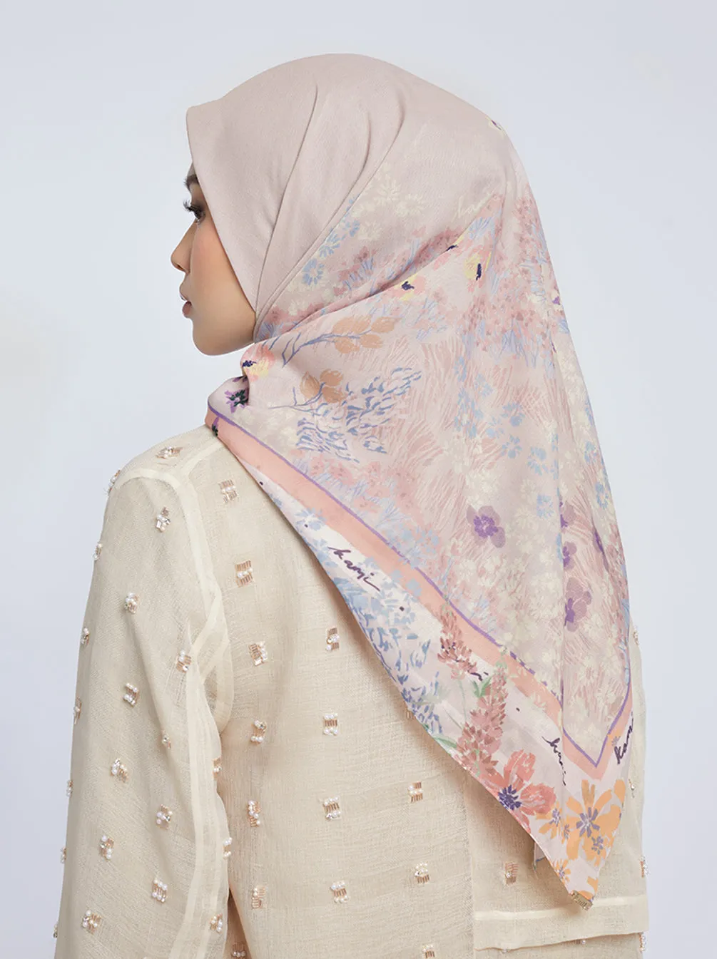 PRIMAVERA SIGNATURE SCARF BLUSH