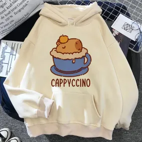 "Cappycino" Capybara Hoodie