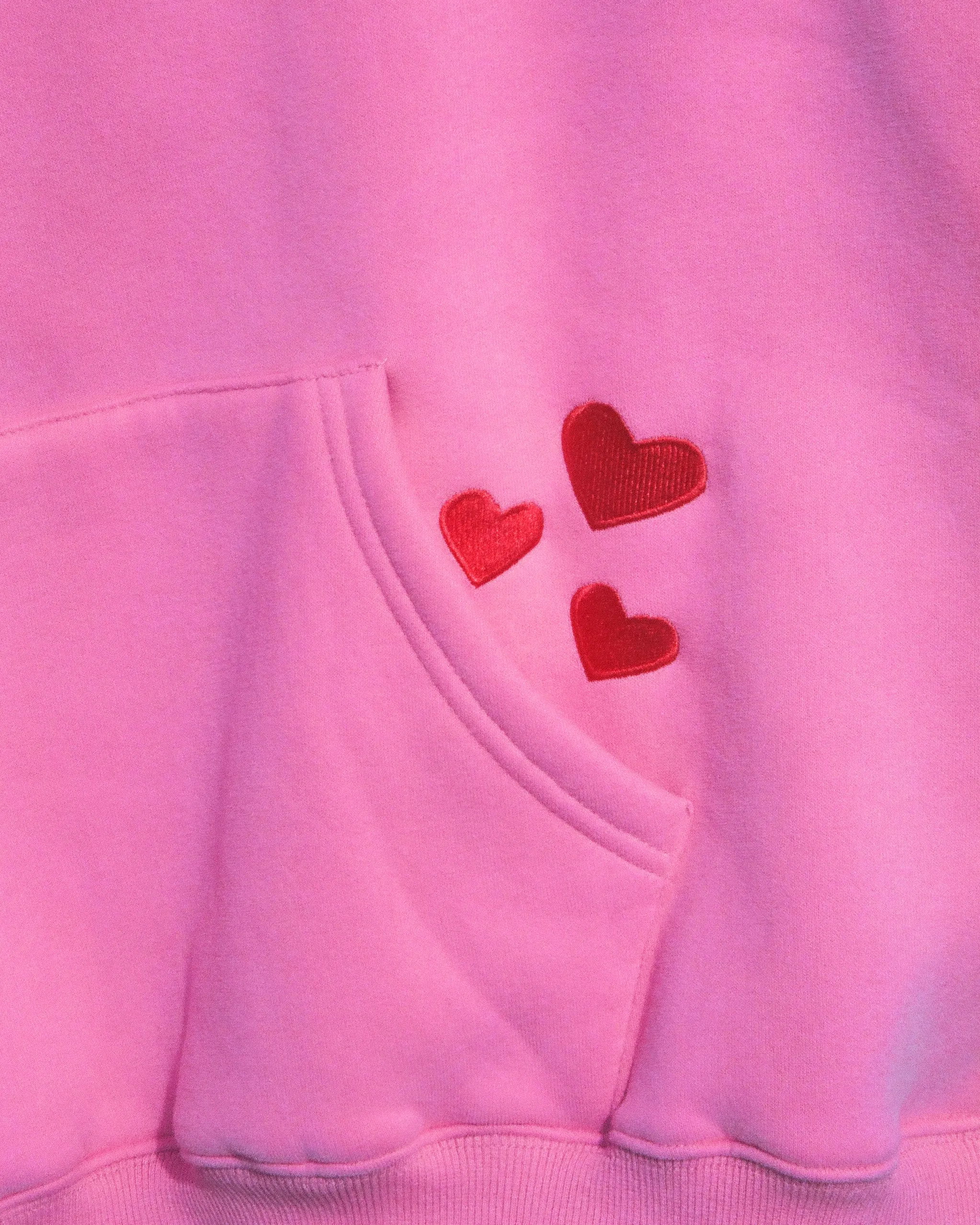 "Quality Time" Oversized Lux Hoodie in Pink