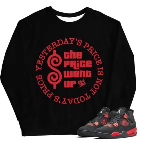 Retro 4 Red Thunder Sweater