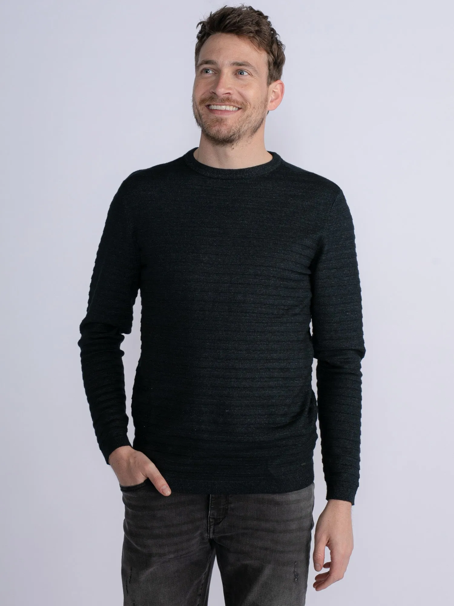 Rib-Knit pullover Crest Hill