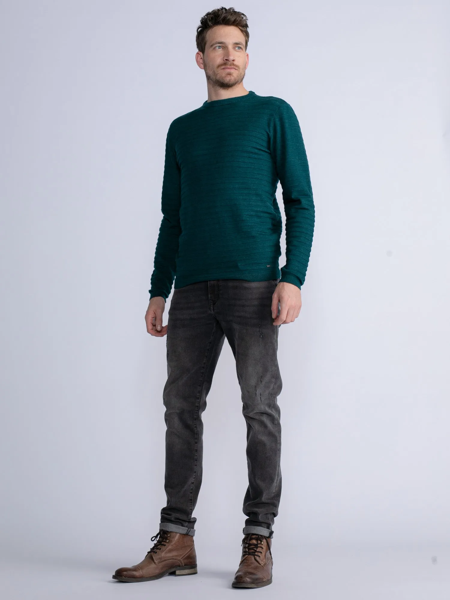 Rib-Knit pullover Crest Hill